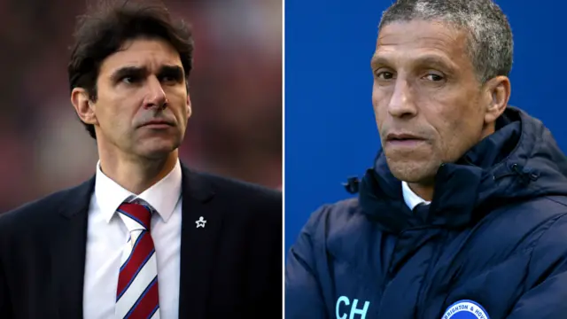 Aitor Karanka and Chris Hughton