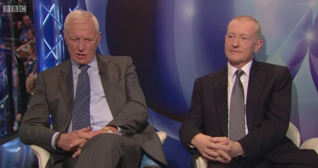 Barry Hearn and Steve Davis