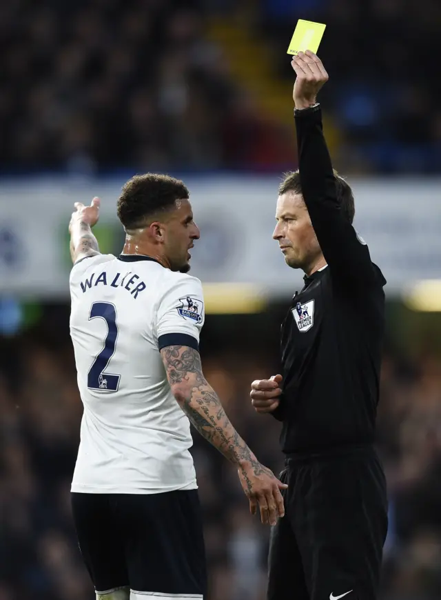 Kyle Walker booked