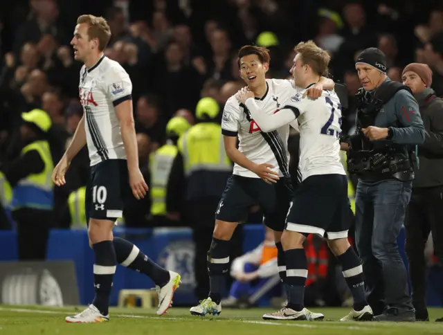 Tottenham celebrates