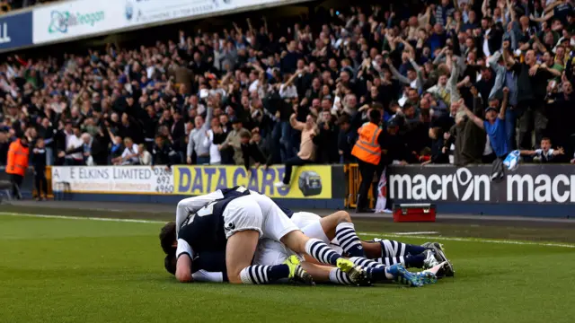 Millwall celebrate