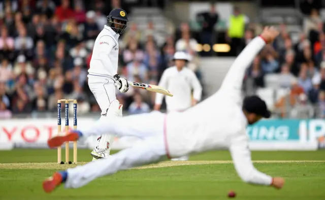 James Vince drops the ball