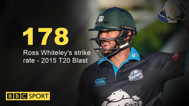 Ross Whiteley strike rate