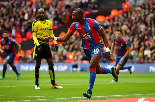 Yanick Bolassie after scoring