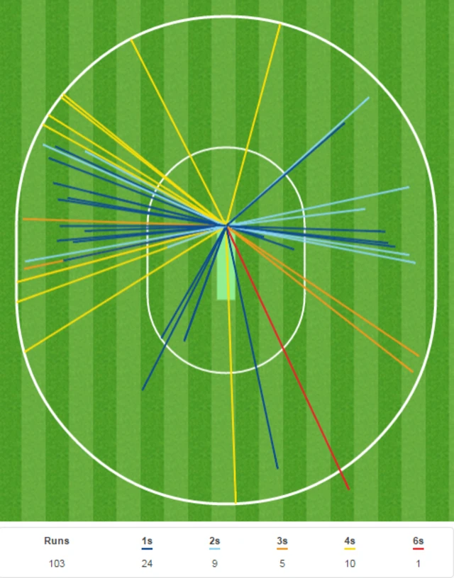 Jonny Bairstow wagon wheel