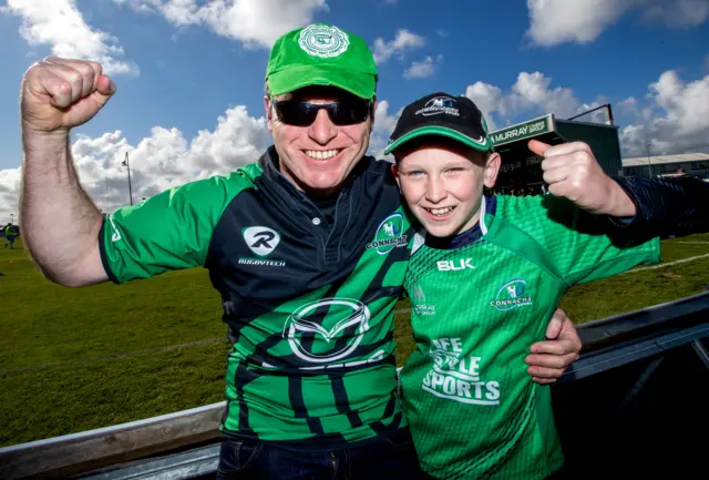 Connacht fans prepare for their big night