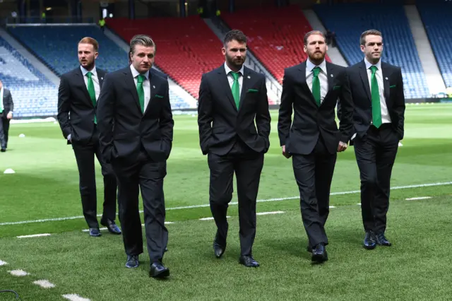 Hibernian players