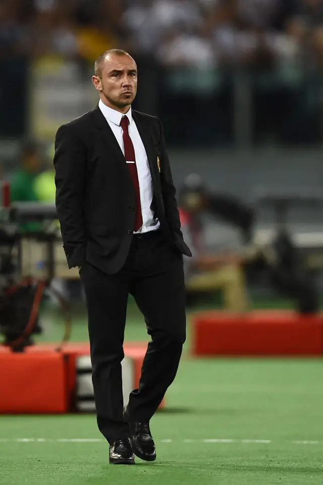 AC Milan"s coach from Serbia Cristian Brocchi