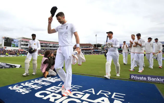 James Anderson leads the team