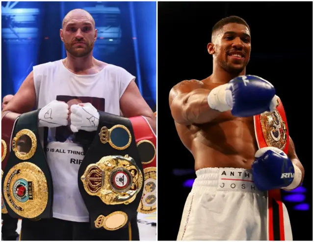 Tyson Fury and Anthony Joshua