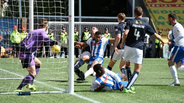 Miles Addison scores Kilmarnock's second goal