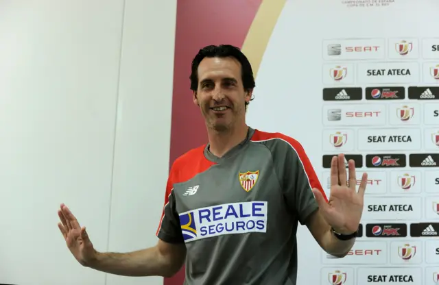 Sevilla coach Unai Emery