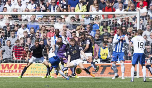 Greg Kiltie fires Kilmarnock into the lead