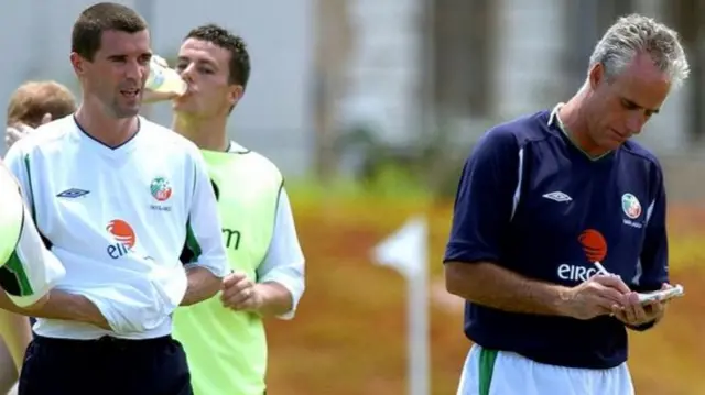 Roy Keane and Mick McCarthy