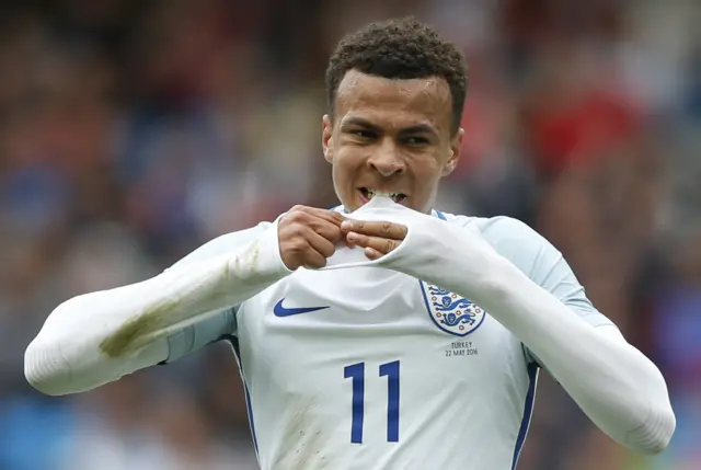 Dele Alli reacts