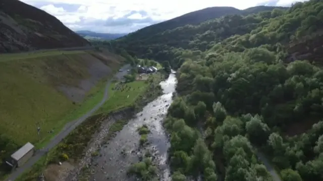 River in a valley