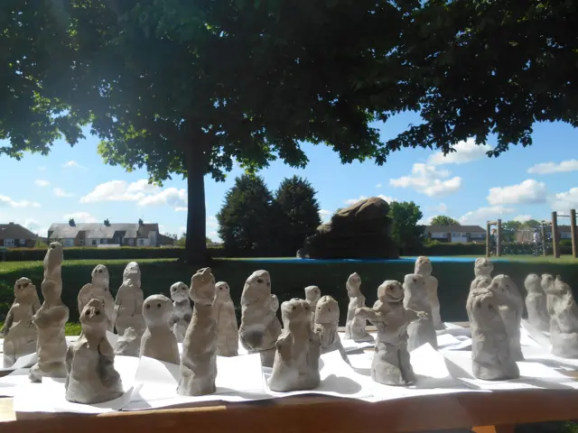 Sculptures in Hoddesdon