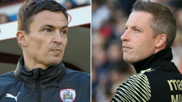 Paul Heckingbottom and Neil Harris