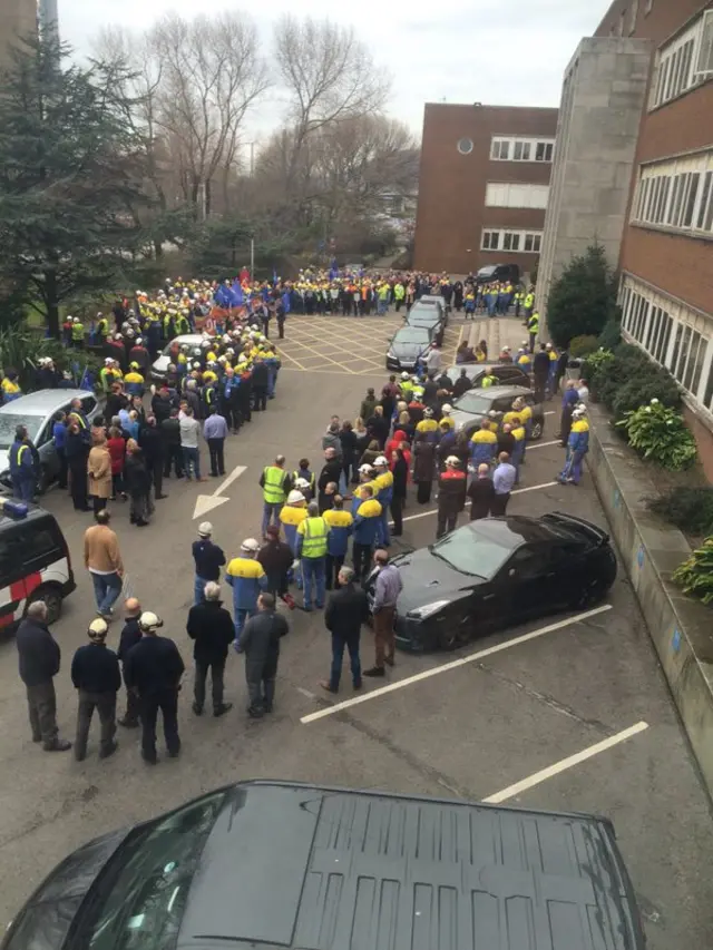 Tata Steel workers