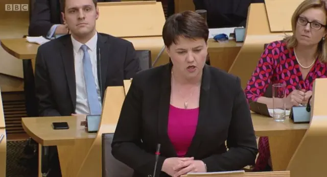 Scottish Conservative leader Ruth Davidson