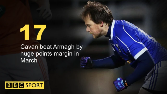 Cavan eased past Armagh in the League 3-18 to 0-10 in March