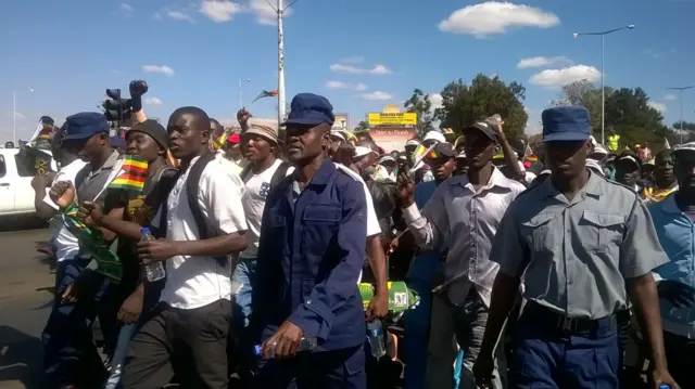 Zimbabwe march