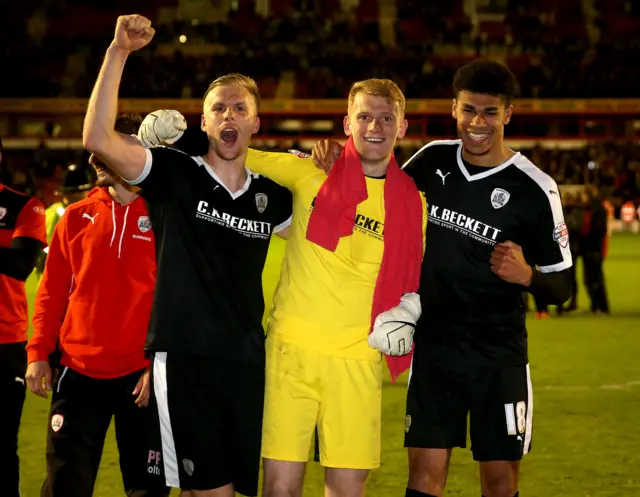 Barnsley celebrate