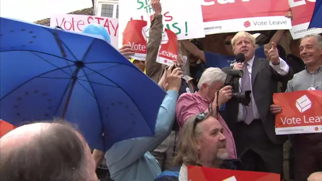 Boris Johnson in Winchester