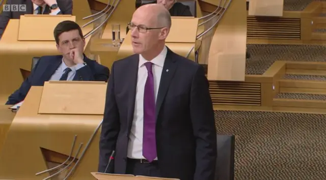 Education Secretary John Swinney