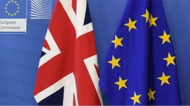 UK and EU flags