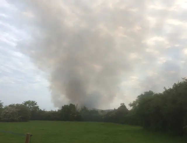 Fire at Four Winds Industrial Estate