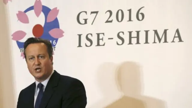 David Cameron in Japan