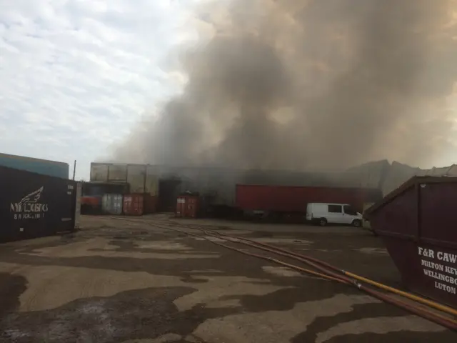 Four Winds Industrial Estate fire