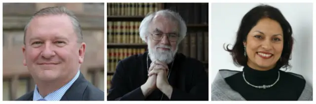 Phil Townshend, Rowan Williams, Anita Bhalla