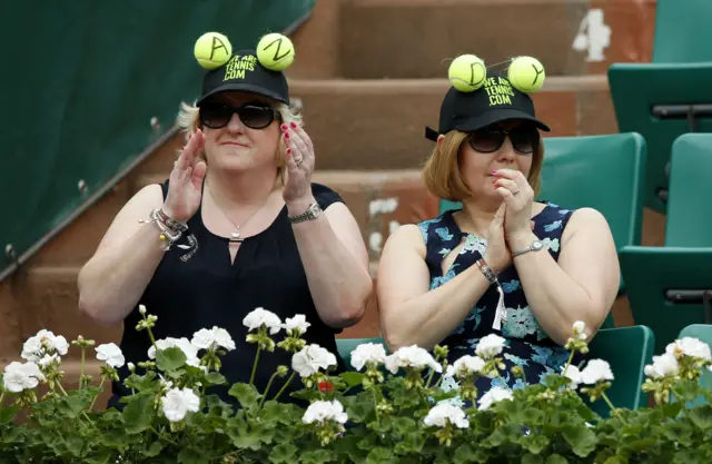 Tennis fans