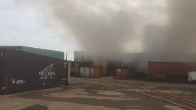 Four Winds Industrial Estate fire