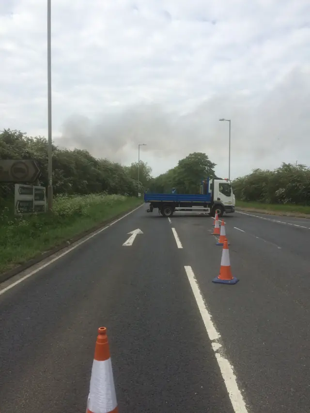 A6 road closure