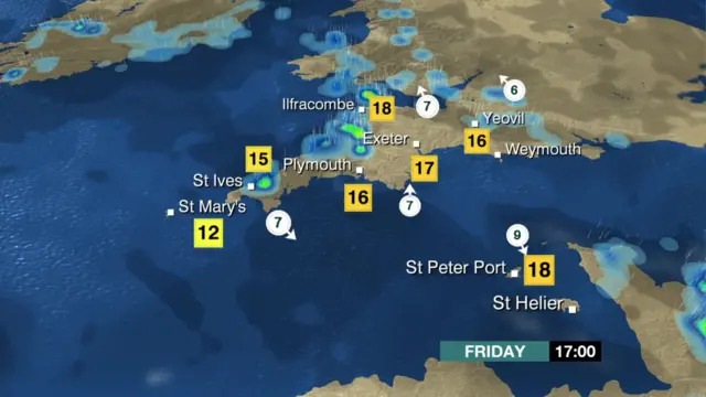 bbc weather graphic