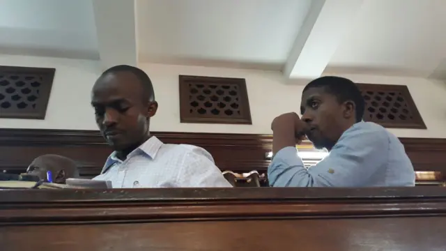 Two men in Ugandan court