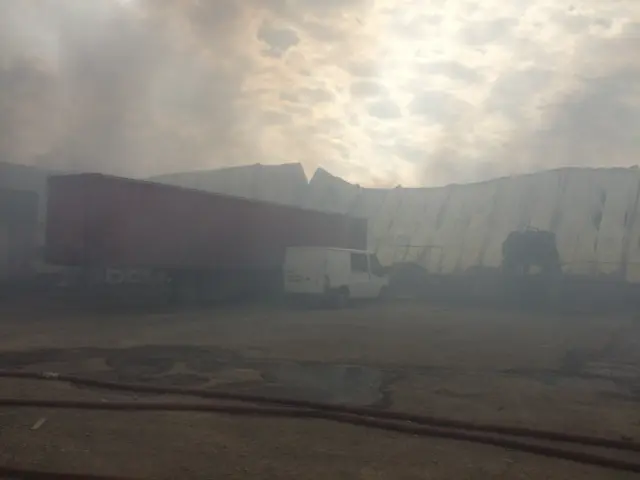 Warehouse destruction