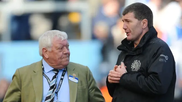 Tony Rowe and Rob Baxter