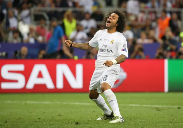 Marcelo celebrates