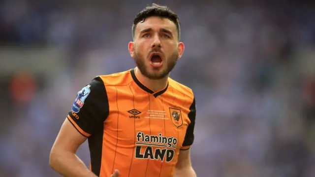 Robert Snodgrass reacts