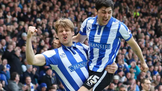 Sheffield Wednesday celebrate