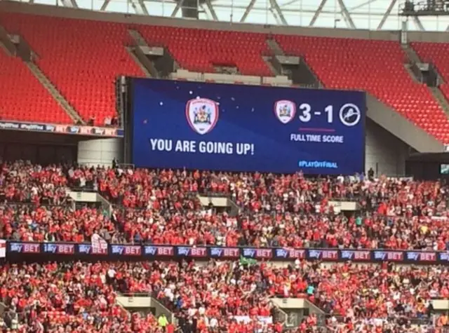 Barnsley at Wembley