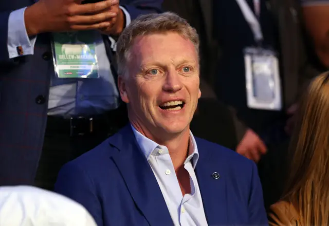 David Moyes ringside