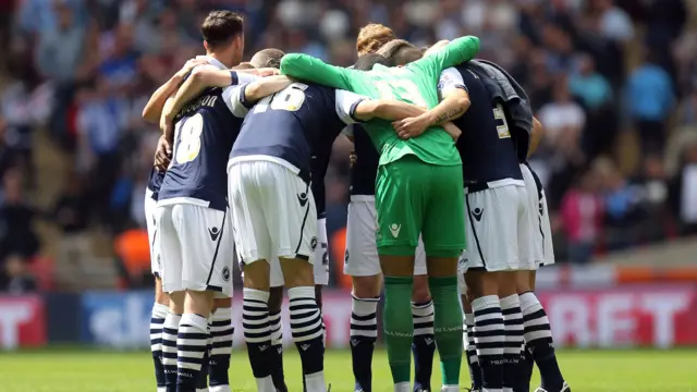 Millwall huddle