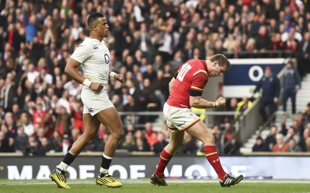 Dan Biggar of Wales