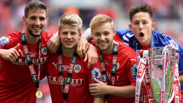 Barnsley celebrate