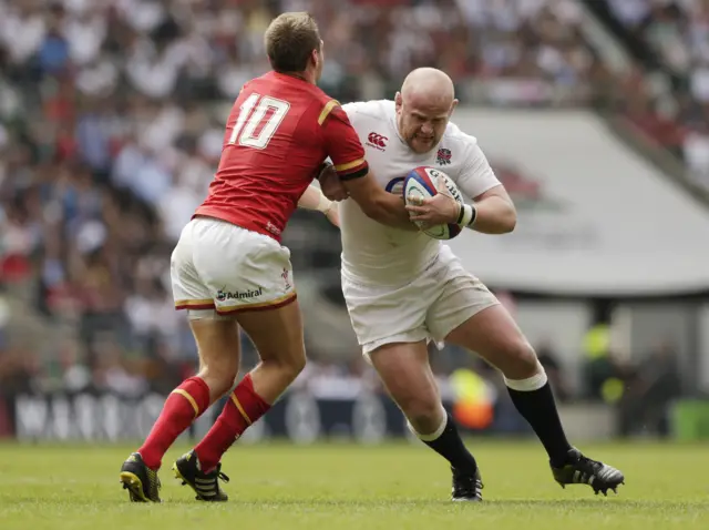 Dan Cole of England